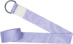 The Yoga Strap | Luxurious, Extra Long, Super Soft, Eco Printed | Studio Quality, Adjustable | Safely Stretch Further and Hold Longer | 8 ft Long