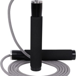Weighted Skipping Rope Speed jump Rope Heavy Adjustable Ropes with Deluxe Ball Bearing Aluminum Handle for Men Women Fitness Exercise Cardio Exercise Boxing Endurance Training