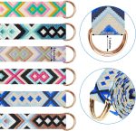 6 Packs Yoga Strap for Stretching Yoga Belt Adjustable Straps for Non Elastic Stretching Strap Exercise Straps for Pilates